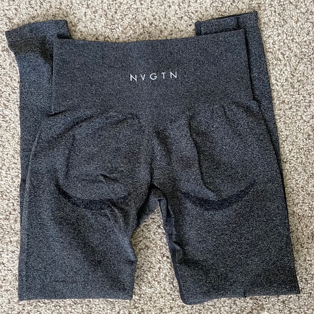 NVGTN speckled black leggings